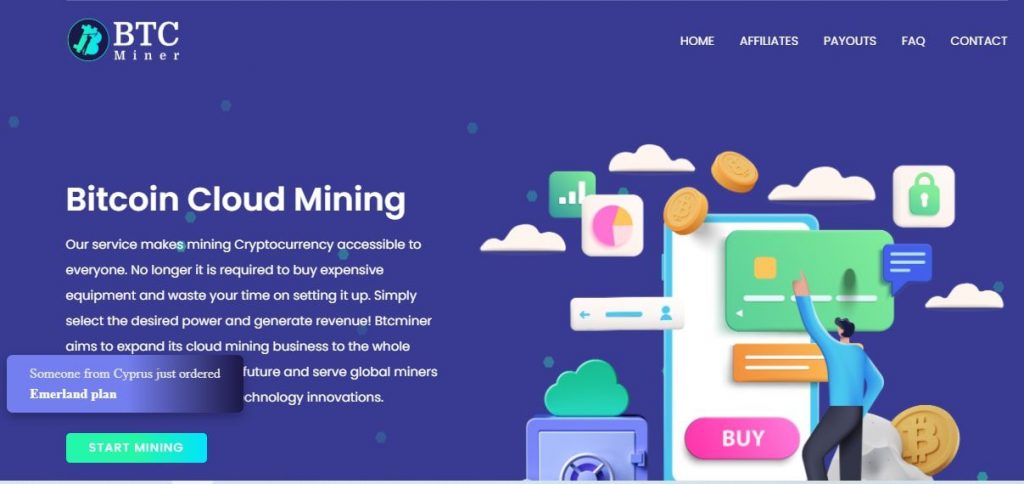 BTC miner сайт