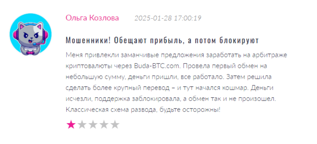 Buda Btc com скам