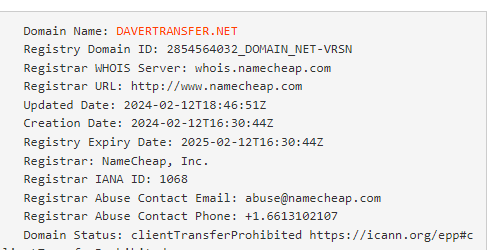 Davertransfer