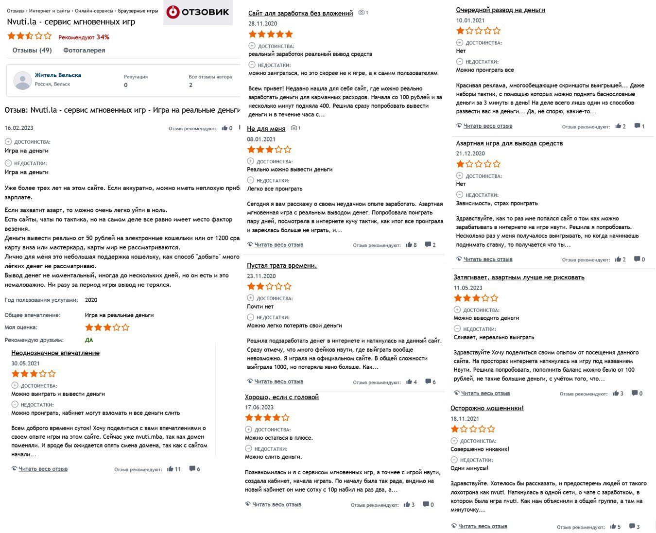 нвути отзывы