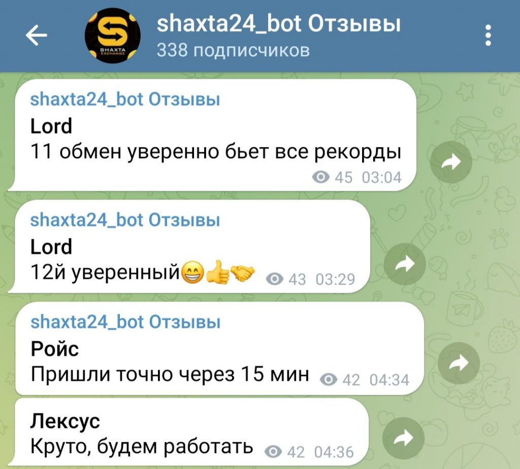 Shaxta24 bot работа бота