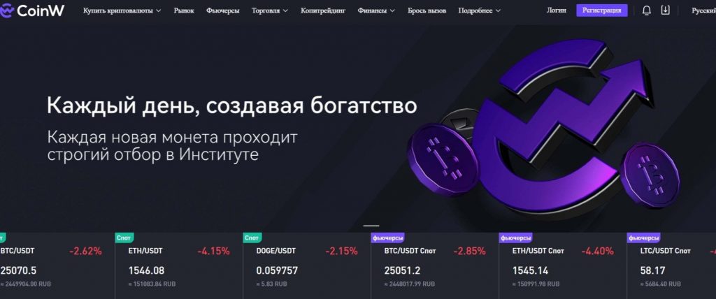coinw сайт