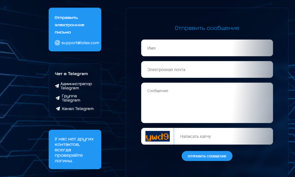 Lolex платформа