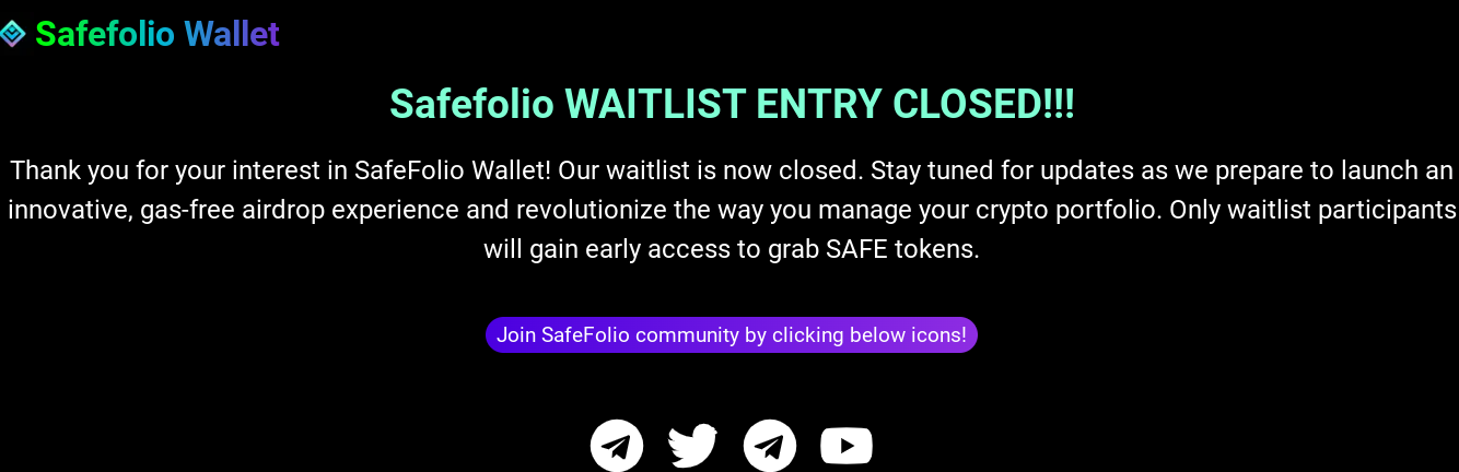 safefolio