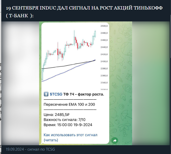 телеграмм бот induc