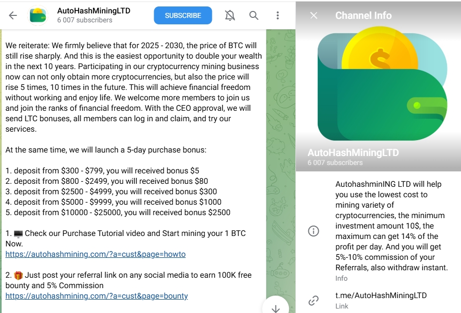 auto hash mining