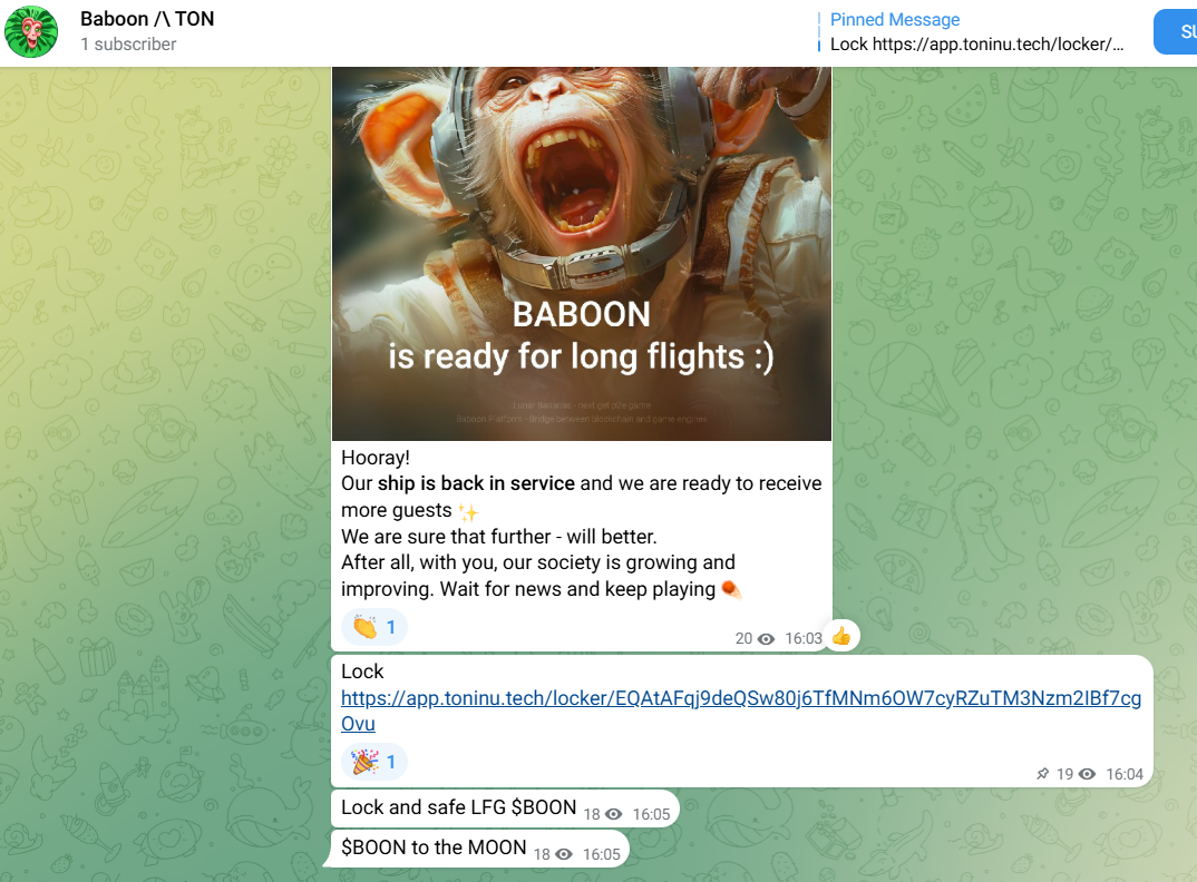 Baboon комбо дня