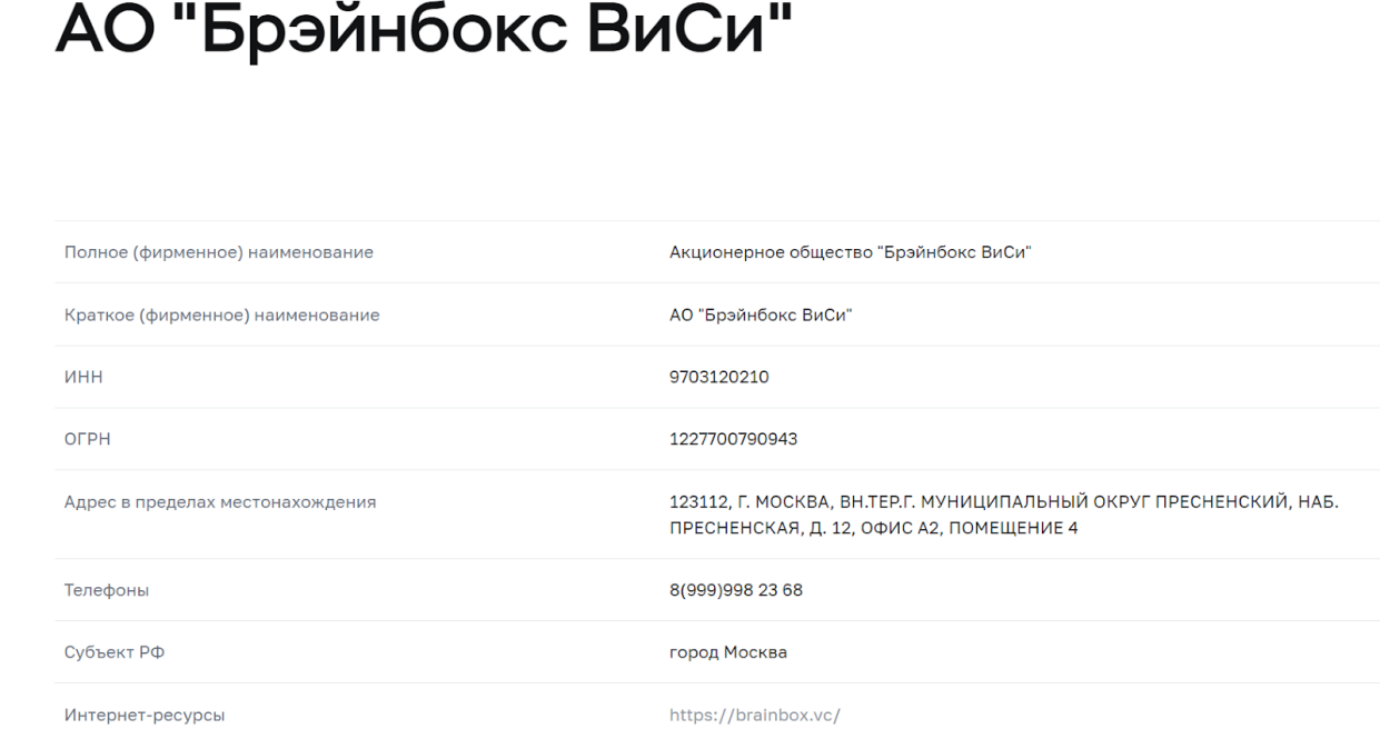 brainbox vc отзывы пользователей