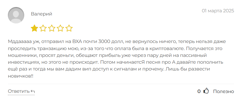 bxa криптовалюта