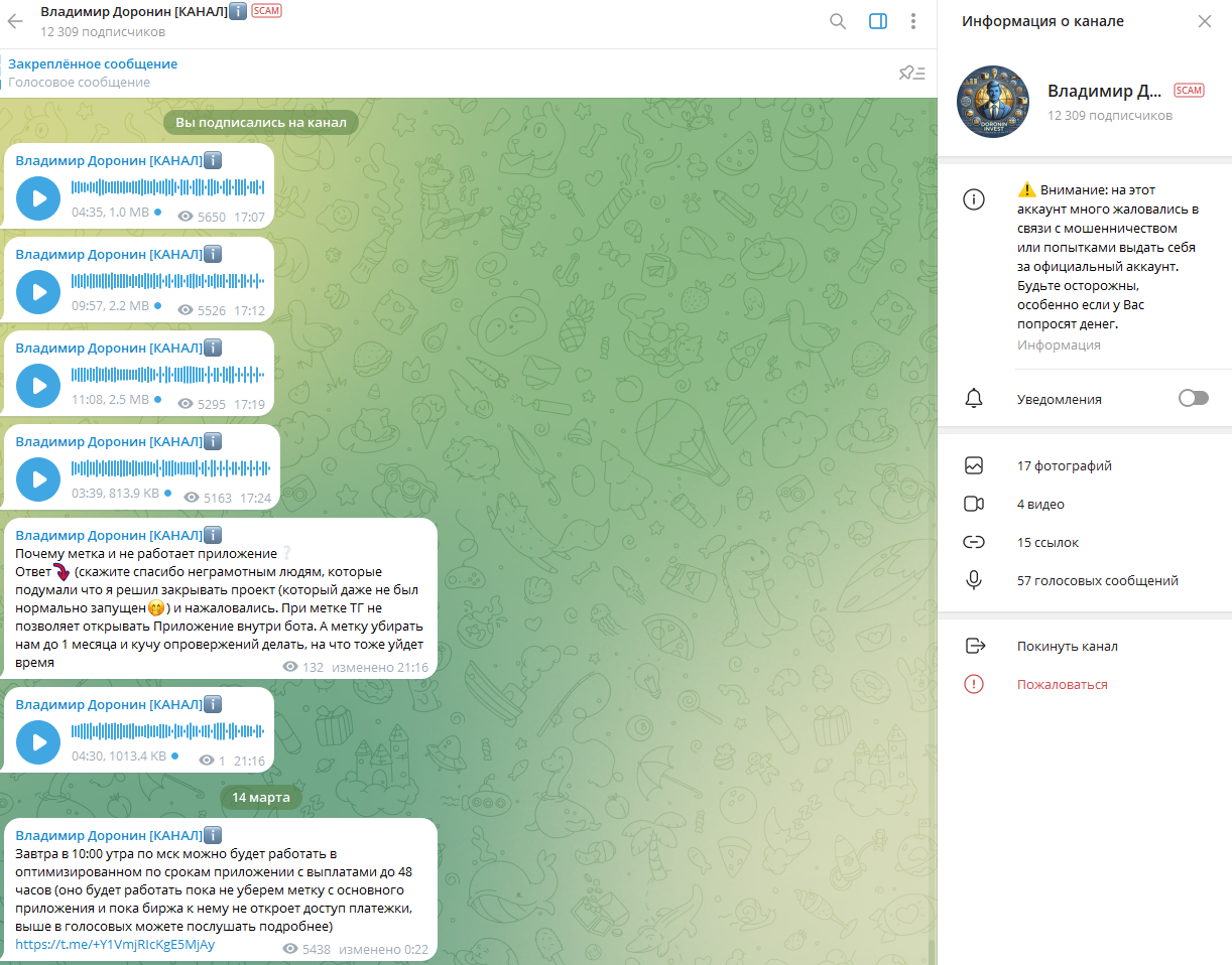 doronin invest отзывы