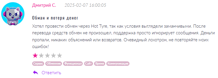 hottyre обменник