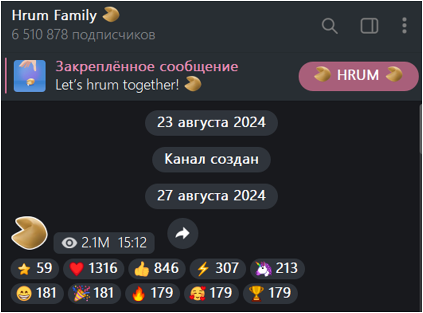 hrum когда листинг