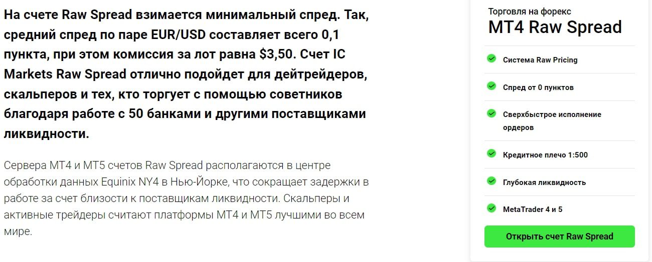 IC Markets сайт