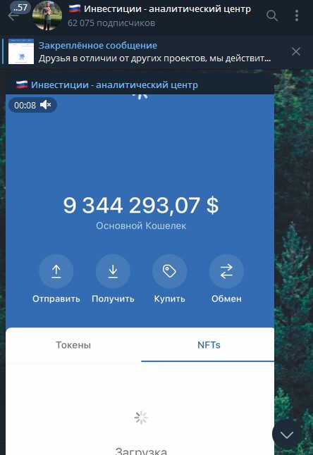 Инвестиции в команде скрин сумма кошелька