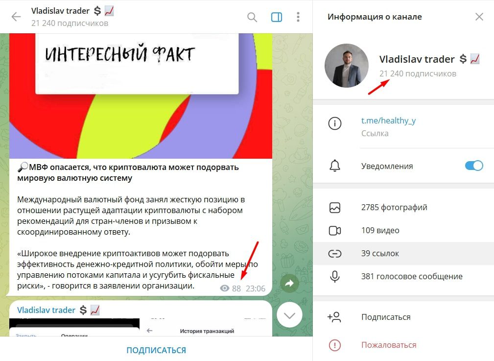 Vladislav Trader телеграмм