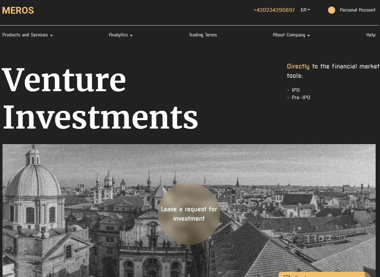 Meros Equity сайт