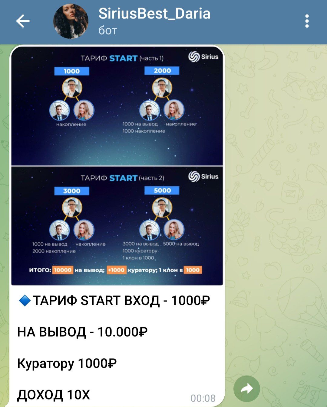 Вечный Двигатель заработок телеграмм