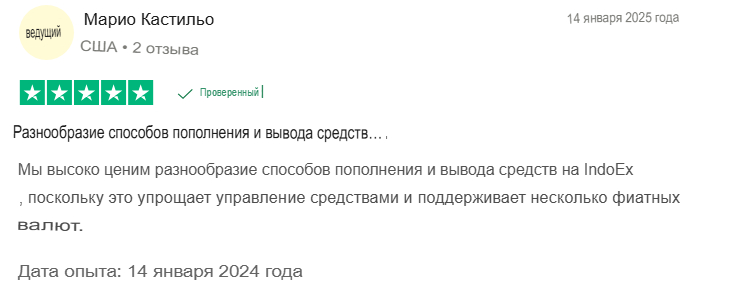 indoex биржа