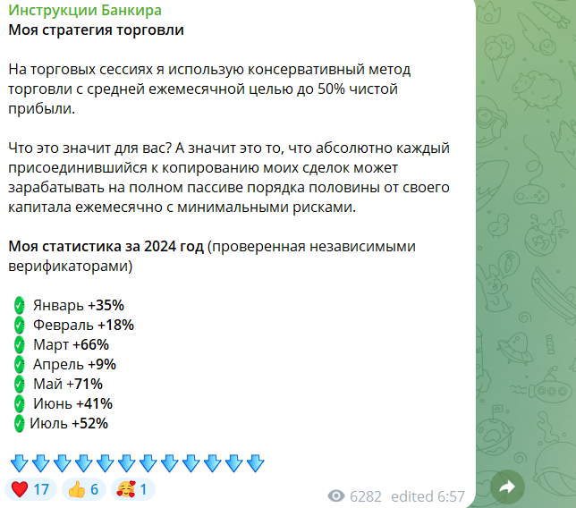 мистер банкир телеграм канал отзывы