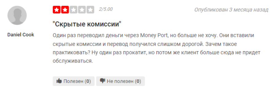 moneyport ru отзывы клиентов