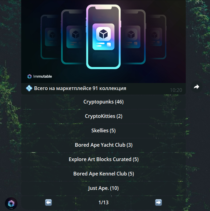 NFT MarketPlace Newbot