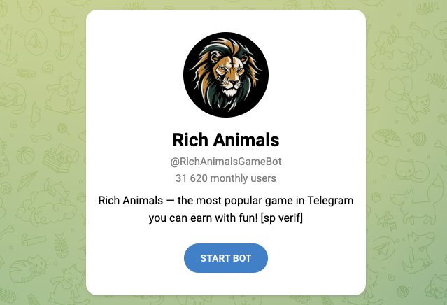 rich animals game