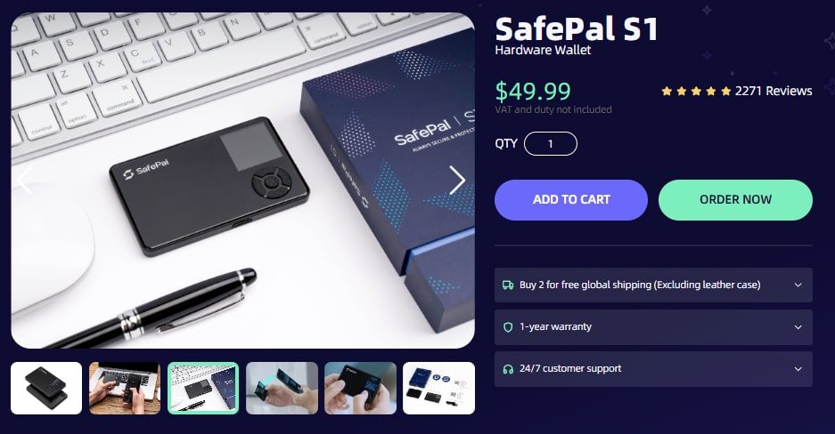 Safepal цена