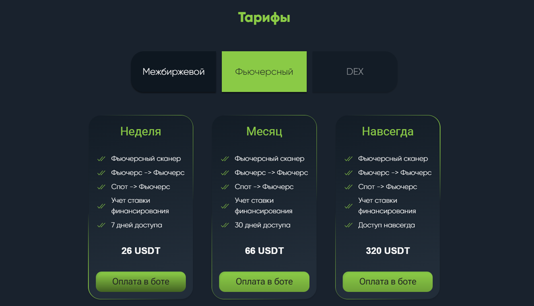 сканер связок для арбитража криптовалют