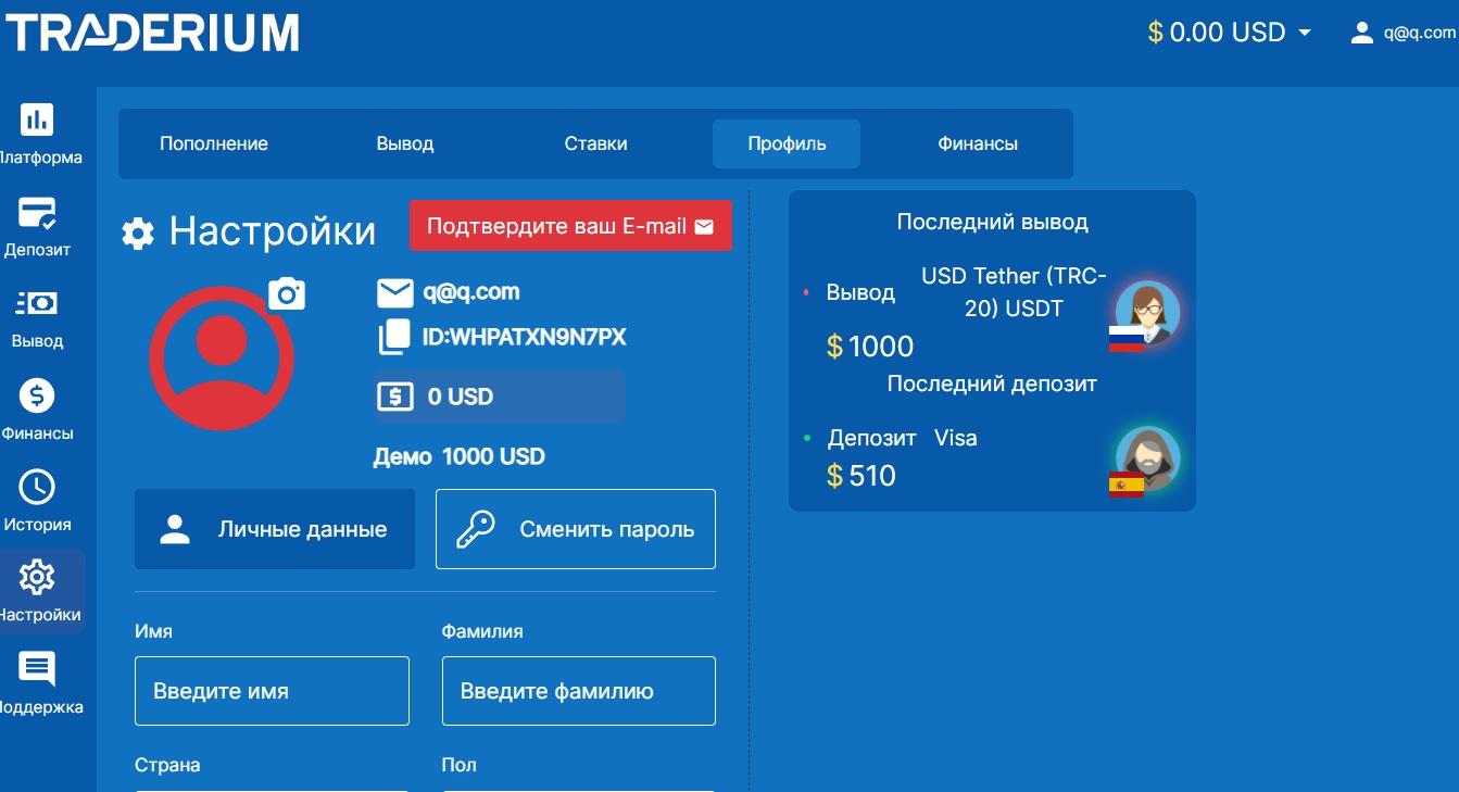 traderium отзывы