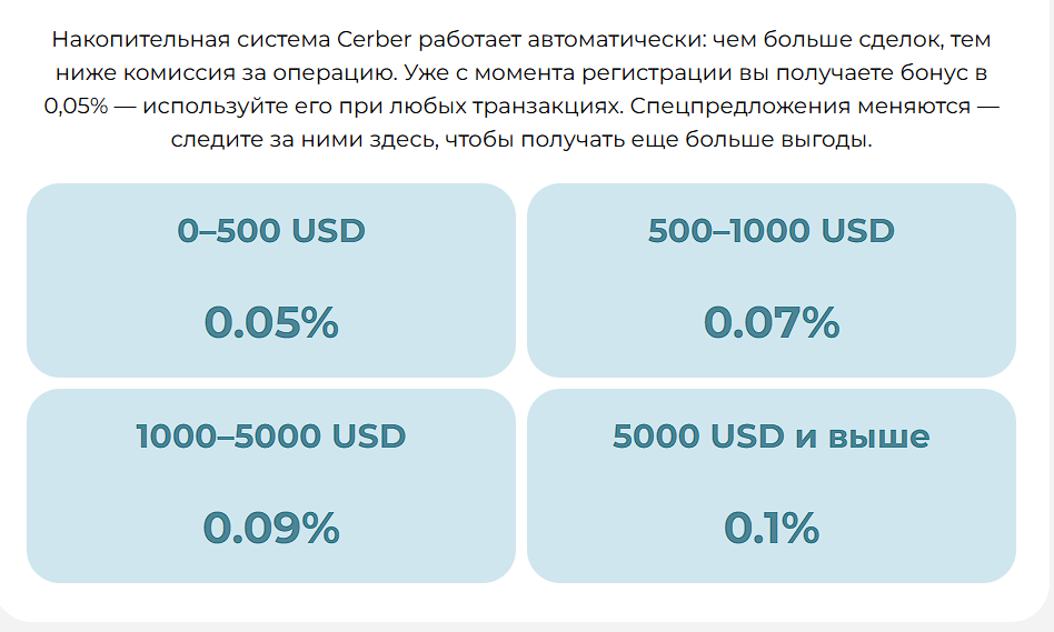 цербер обменник
