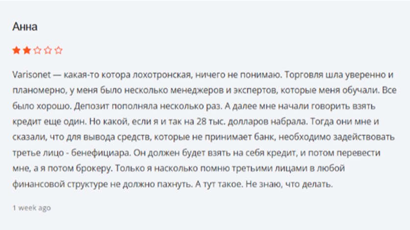 varisonet com отзывы