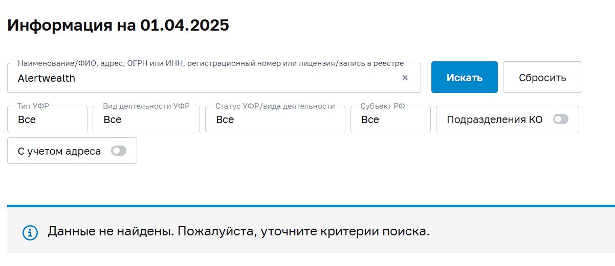 alertwealth биржа