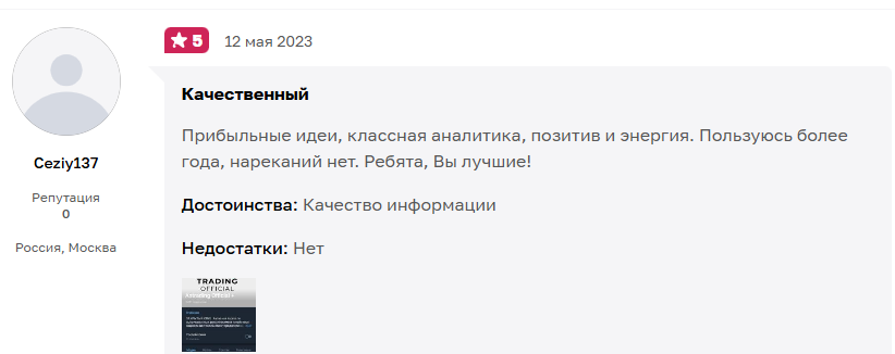 an trading телеграмм