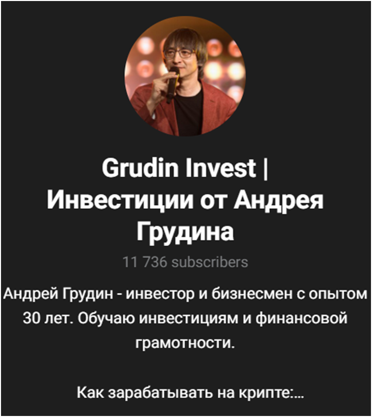андрей грудин инвестиции