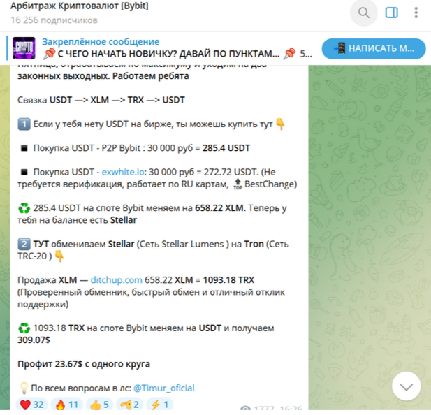 арбитраж криптовалют bybit отзывы телеграмм