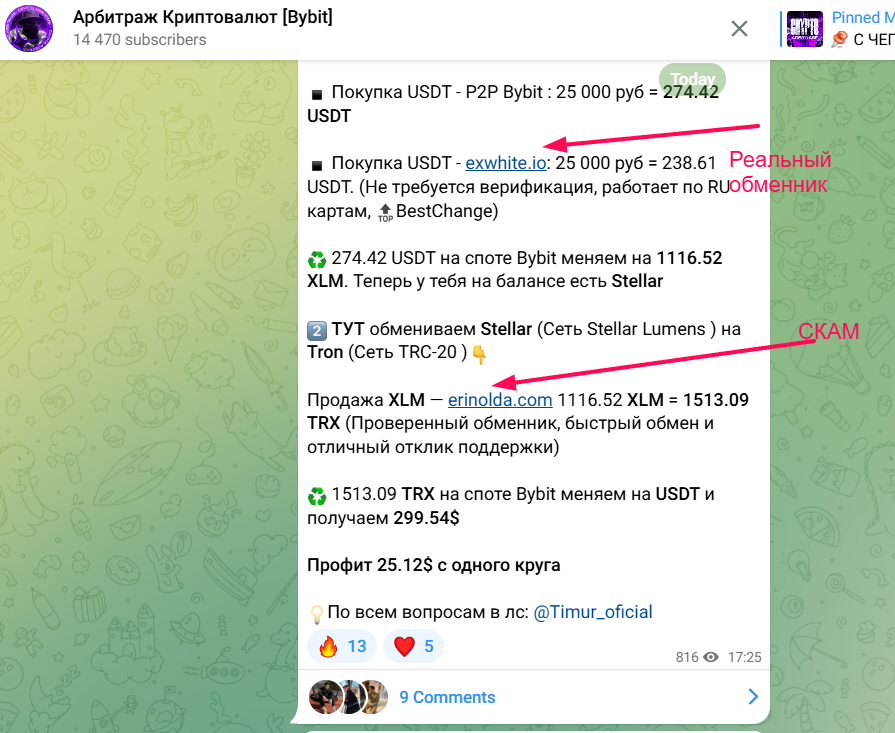 арбитраж криптовалют bybit телеграмм