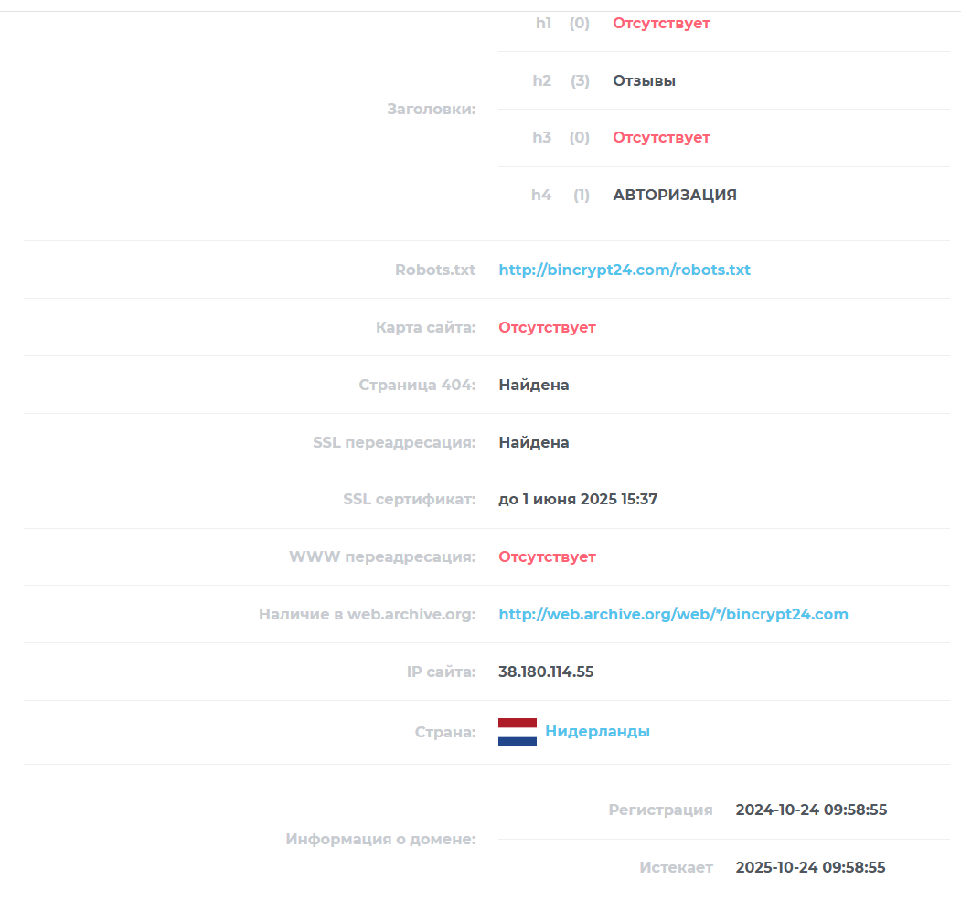 bincrypt24 скам