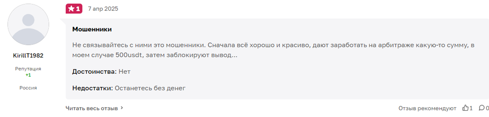 bitrofex скам