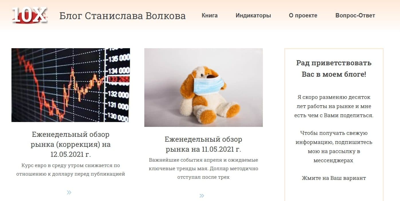Блог Станислава Волкова