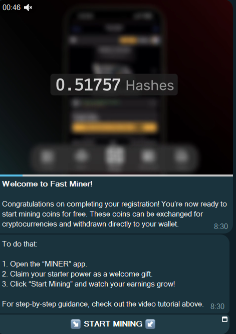 fast miner telegram отзывы