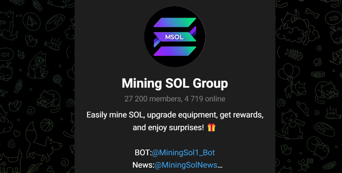 mining sol бот