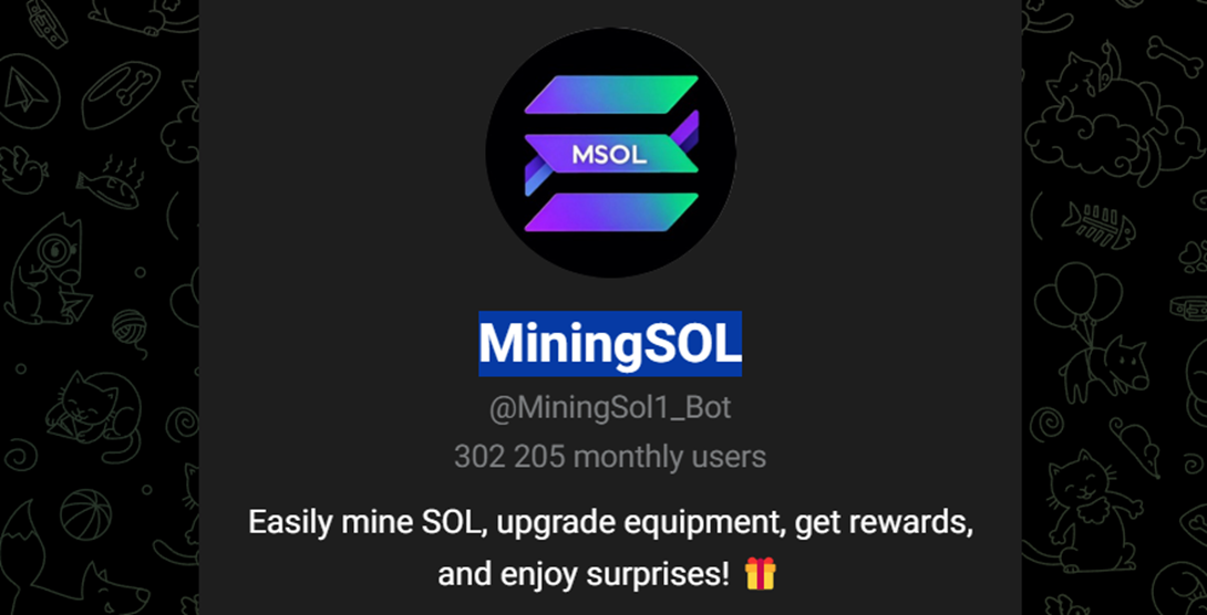 mining sol telegram