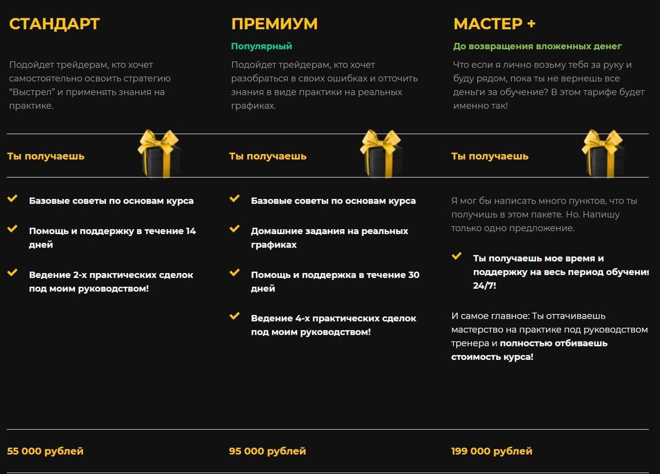 Обучение по ТС «Выстрел» Евгения Питерского