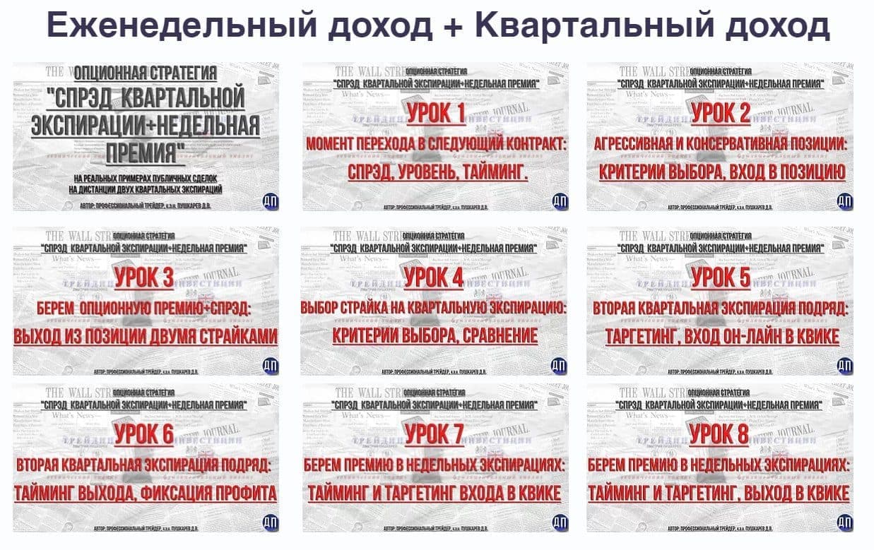 Обучение у Дмитрия Пушкарева
