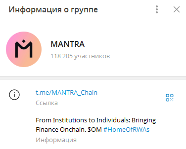 om mantra chain crypto перспектива