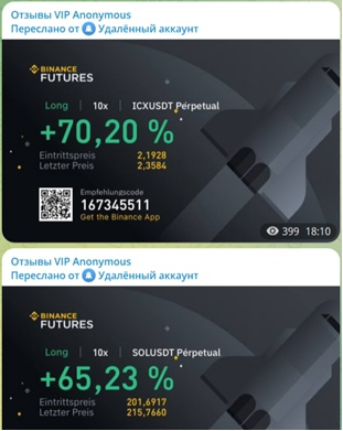 Отзывы VIP Anonymous