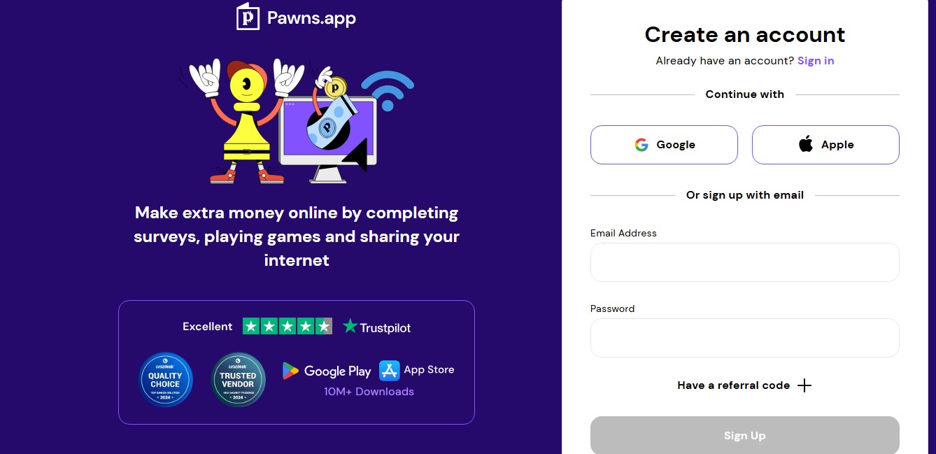 pawns app surveys for money