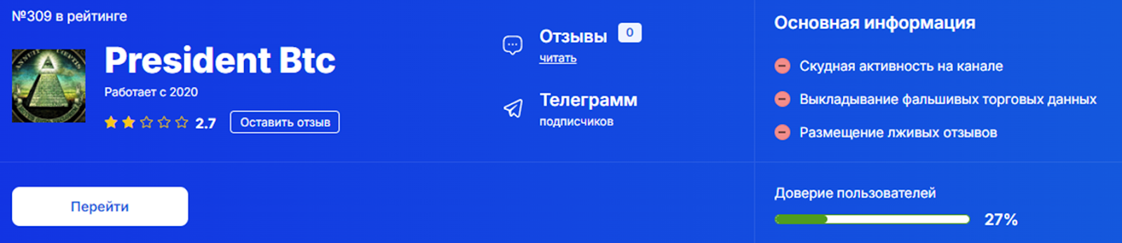 president btc отзывы