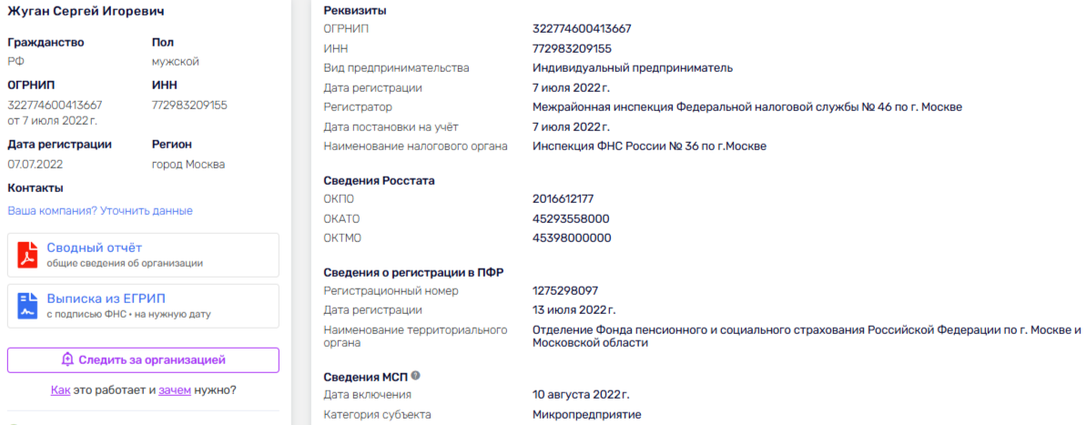 сергей жуган инвестиции