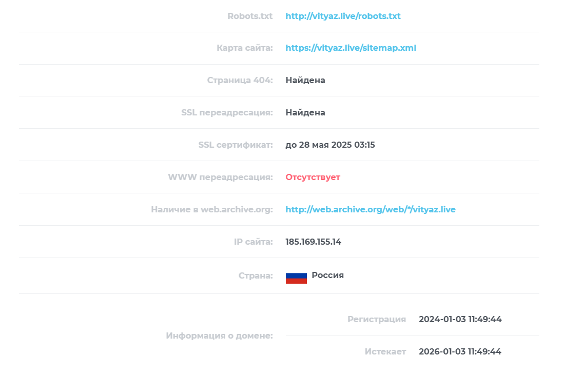 система витязь live сессии отзывы